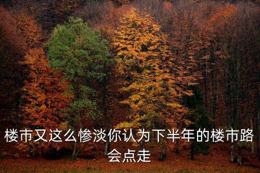 樓市又這么慘淡你認(rèn)為下半年的樓市路會點(diǎn)走