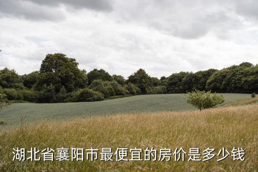 湖北省襄陽市最便宜的房價是多少錢