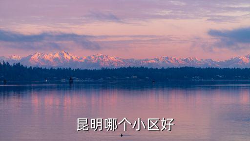 昆明哪個(gè)小區(qū)好