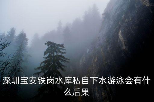 深圳寶安鐵崗水庫私自下水游泳會有什么后果