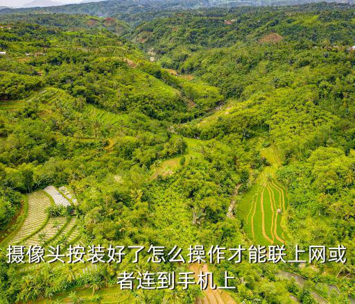 攝像頭按裝好了怎么操作才能聯上網或者連到手機上