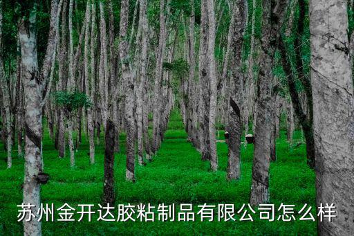 蘇州金開達膠粘制品有限公司怎么樣