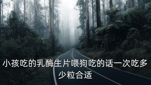 小孩吃的乳酶生片喂狗吃的話一次吃多少粒合適