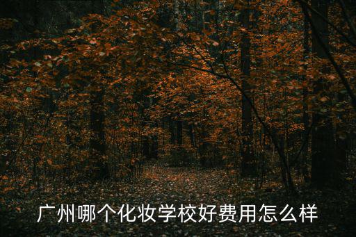 廣州哪個化妝學(xué)校好費用怎么樣