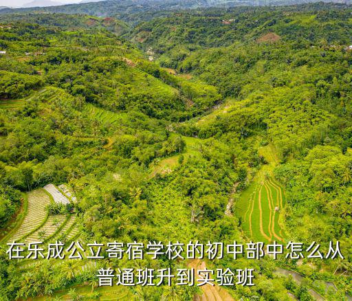 在樂成公立寄宿學校的初中部中怎么從普通班升到實驗班