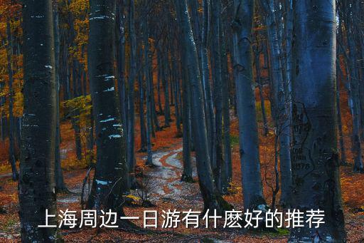 上海周邊一日游有什麼好的推薦