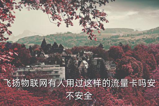 飛揚物聯網有人用過這樣的流量卡嗎安不安全