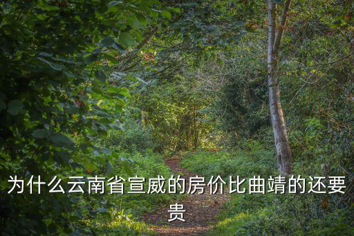 為什么云南省宣威的房價比曲靖的還要貴
