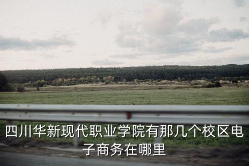 四川華新現代職業學院有那幾個校區電子商務在哪里