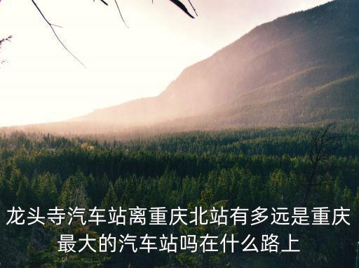 重慶市最大汽車站，龍頭寺汽車站離重慶北站有多遠是重慶最大的汽車站嗎在什么路上