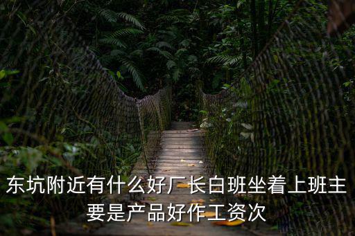 東莞東坑哪些廠工資高，東坑附近有啥好廠或工作長白班坐著上班工資低高不是問題  搜