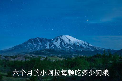 法斗6個月一頓吃多少狗糧，4個月法斗喂多少