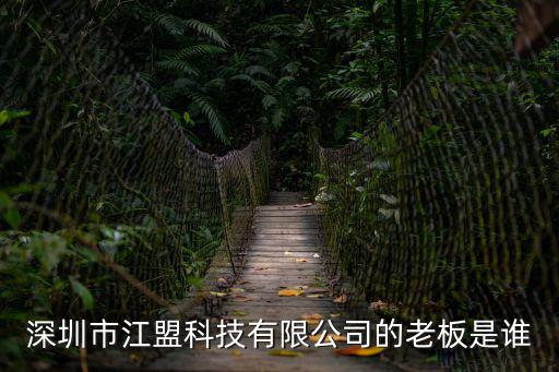 深圳周曉曄，深圳市江盟科技有限公司的老板是誰