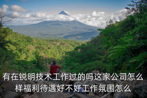 有在銳明技術工作過的嗎這家公司怎么樣福利待遇好不好工作氛圍怎么