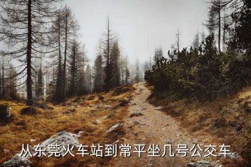 從東莞火車站到常平坐幾號公交車