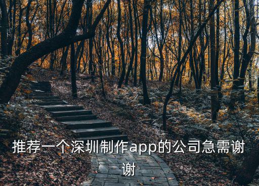 推薦一個深圳制作app的公司急需謝謝