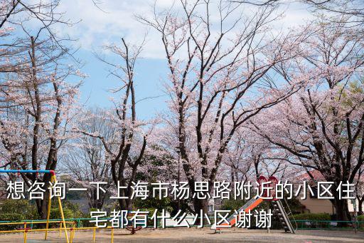 想咨詢一下上海市楊思路附近的小區(qū)住宅都有什么小區(qū)謝謝
