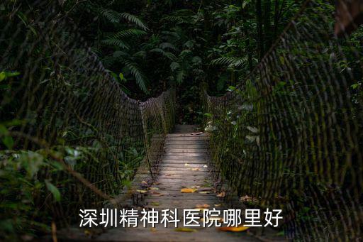 深圳精神科醫院哪里好