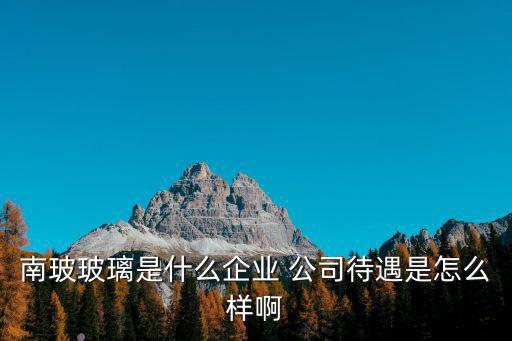 南玻玻璃是什么企業 公司待遇是怎么樣啊