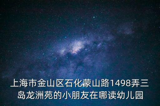 上海市總工會幼兒園金山分園，上海市金山區民辦幼兒園有幾所