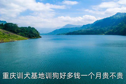 重慶訓犬基地訓狗好多錢一個月貴不貴