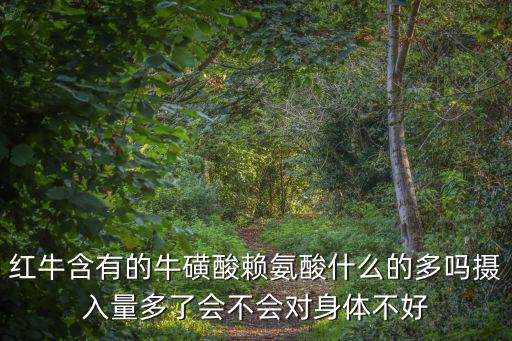紅牛含有的牛磺酸賴氨酸什么的多嗎攝入量多了會不會對身體不好