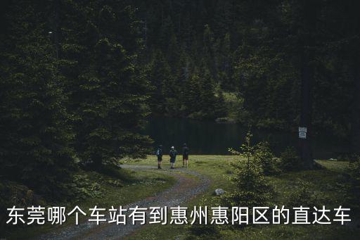 東莞哪個(gè)車站有到惠州惠陽(yáng)區(qū)的直達(dá)車