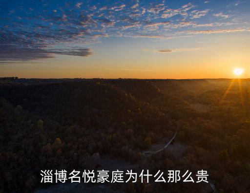 淄博名悅豪庭為什么那么貴
