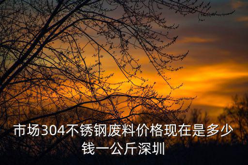 市場304不銹鋼廢料價格現在是多少錢一公斤深圳
