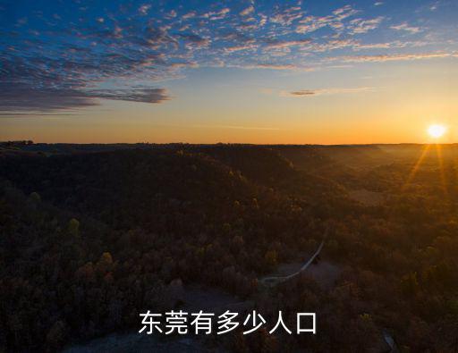 東莞有多少人口