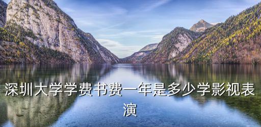 深圳市大學(xué)全日制學(xué)費(fèi)多少，深圳大學(xué)學(xué)費(fèi)多少