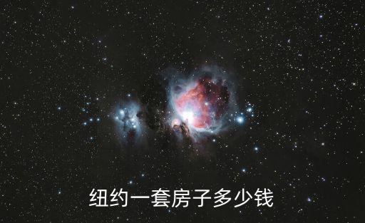 紐約一套房子多少錢