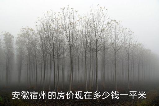 宿州哪個小區房價最低，安徽宿州的房價現在多少錢一平米