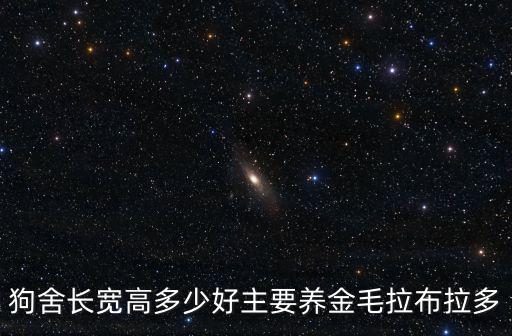 犬舍一般養多少狗，狗舍長寬高多少好主要養金毛拉布拉多