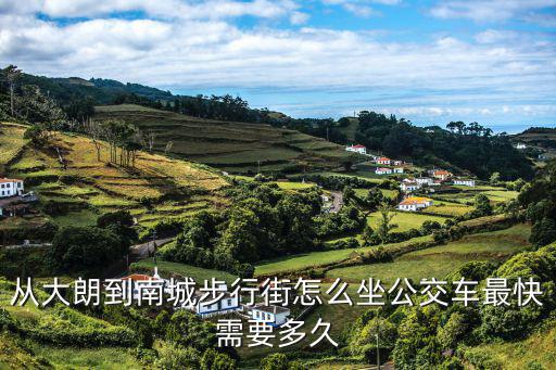 從大朗到南城步行街怎么坐公交車最快需要多久