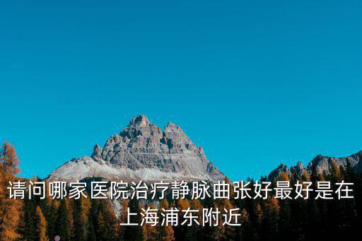 請問哪家醫院治療靜脈曲張好最好是在上海浦東附近