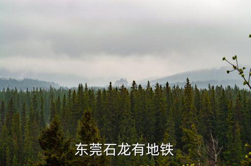 東莞石龍有地鐵