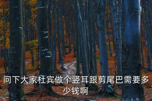 問下大家杜賓做個豎耳跟剪尾巴需要多少錢啊