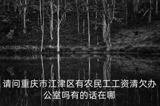 重慶市江北區(qū)清欠辦公室，重慶江北區(qū)五里店的勞動(dòng)局