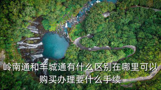 嶺南通和羊城通有什么區別在哪里可以購買辦理要什么手續