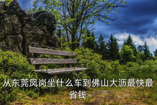 從東莞鳳崗坐什么車到佛山大瀝最快最省錢