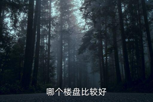 哪個樓盤比較好