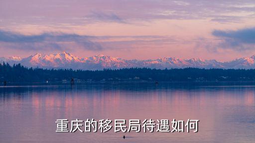 重慶的移民局待遇如何