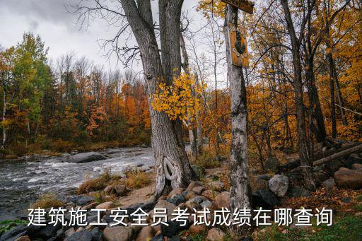建筑施工安全員考試成績在哪查詢