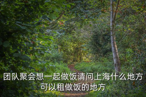 團隊聚會想一起做飯請問上海什么地方可以租做飯的地方