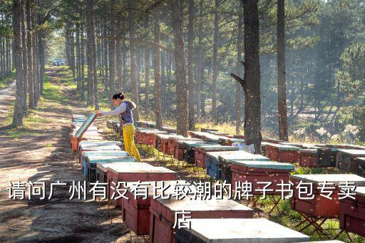 請問廣州有沒有比較潮的牌子書包專賣店