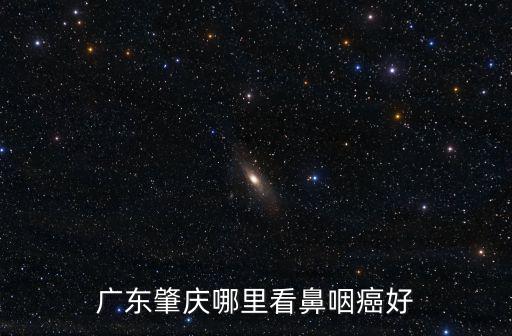 廣東肇慶哪里看鼻咽癌好