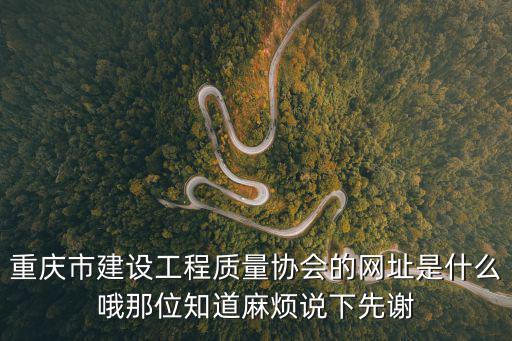重慶市建設(shè)工程質(zhì)量協(xié)會(huì)的網(wǎng)址是什么哦那位知道麻煩說下先謝