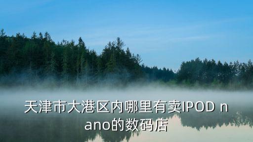 天津市大港區內哪里有賣IPOD nano的數碼店