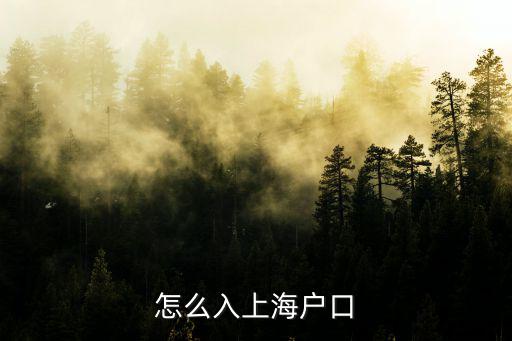 最新上海落戶政策流程，怎么入上海戶口